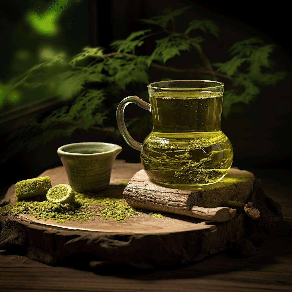 How long after drinking green tea can you take medicine?