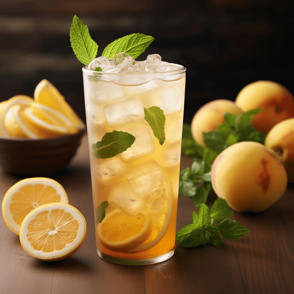 How to Make Iced Peach Green Tea Lemonade from Starbucks
