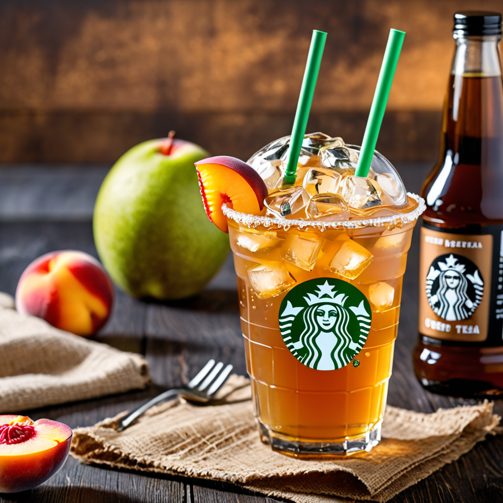 Create Your Own Delicious Starbucks Iced Peach Green Tea