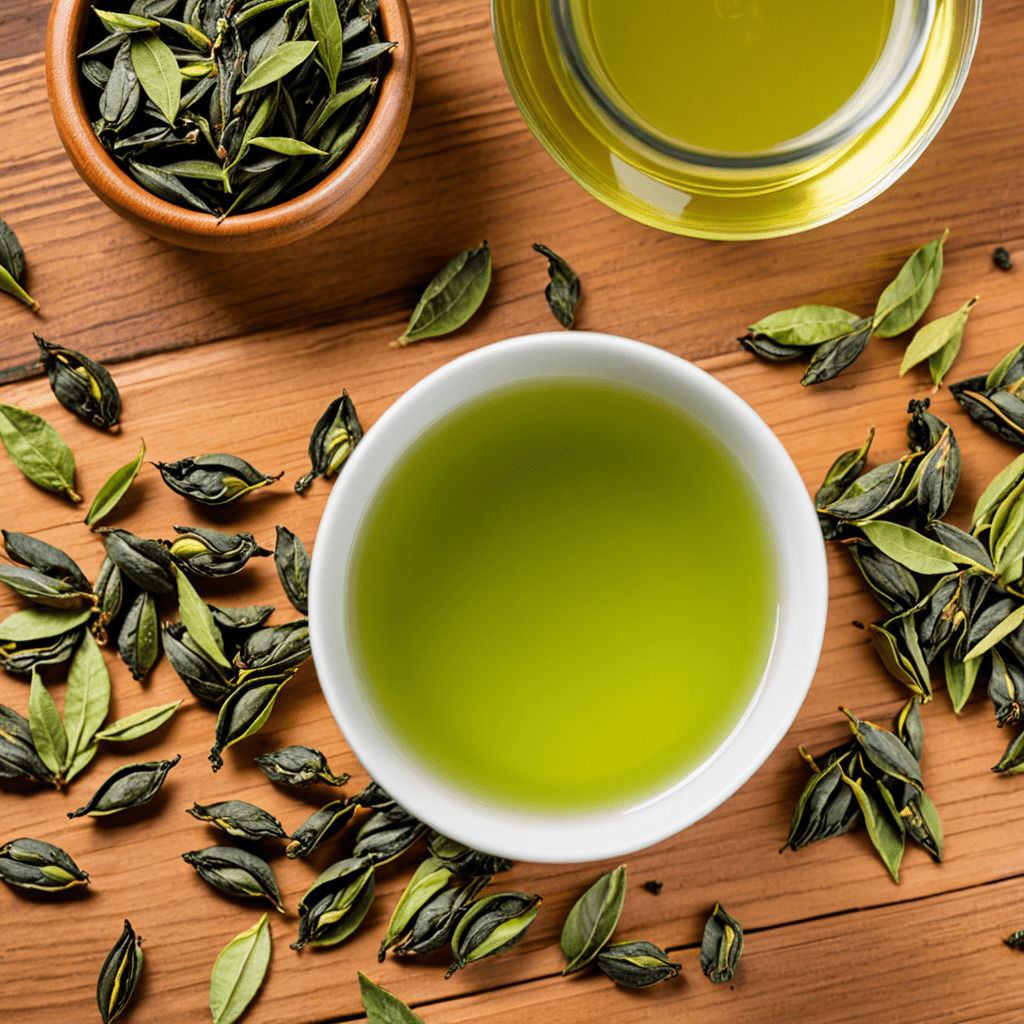 Cool off with a refreshing cup of homemade green tea