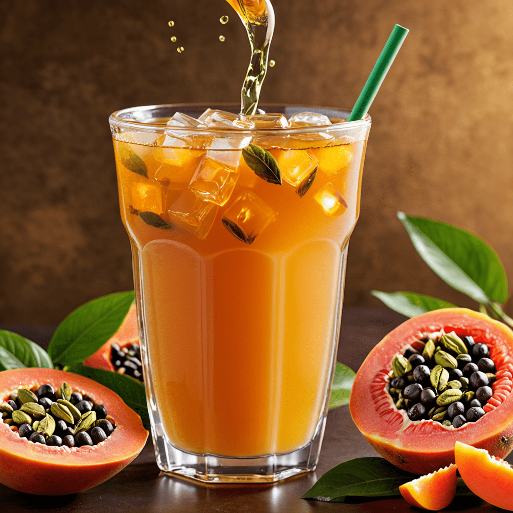 Unveiling the Caffeine Content of Panera’s Passion Papaya Green Tea