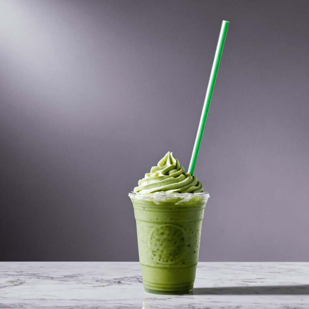 “The Delightfully Low-Calorie Grande Green Tea Frappuccino”