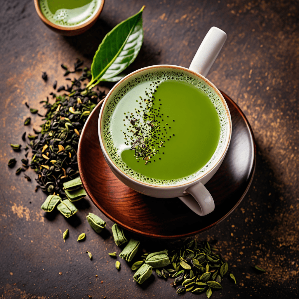 “Crafting a Delicious Green Tea Latte Using Tea Bags”