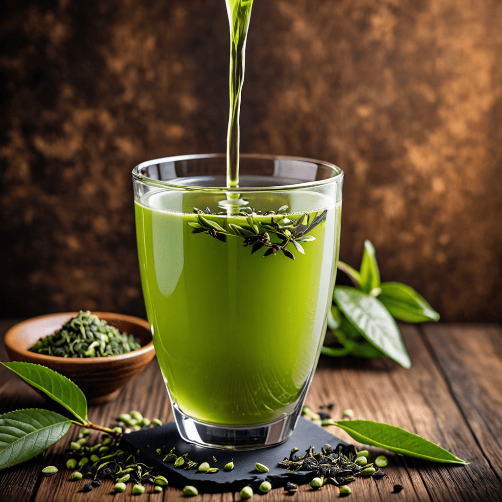 Indulge in the Luscious Combination of Green Tea and Milk