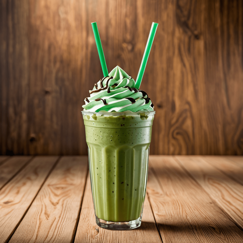“Indulge in the Refreshing Flavors of Green Tea Frappuccino”