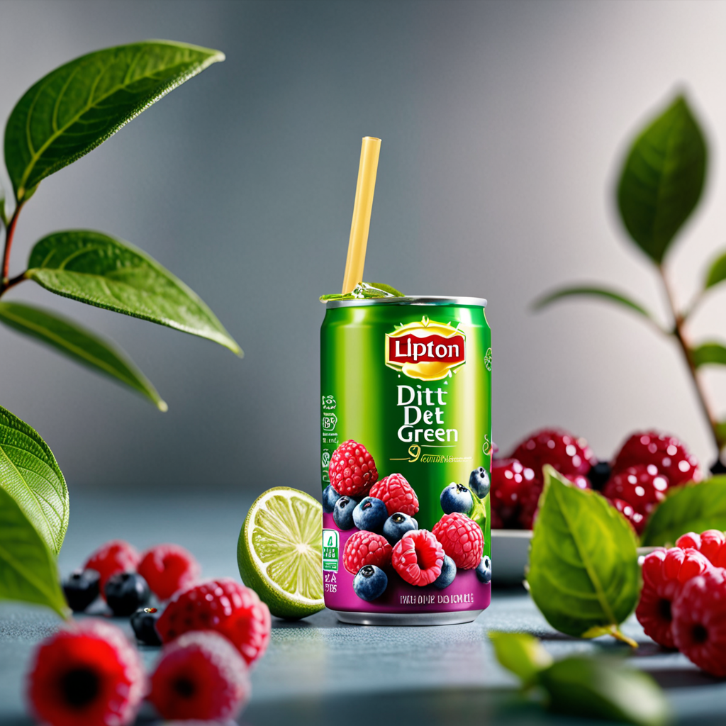 “Refreshing Lipton Diet Green Tea Mixed Berry: A Burst of Flavor and Health Benefits”