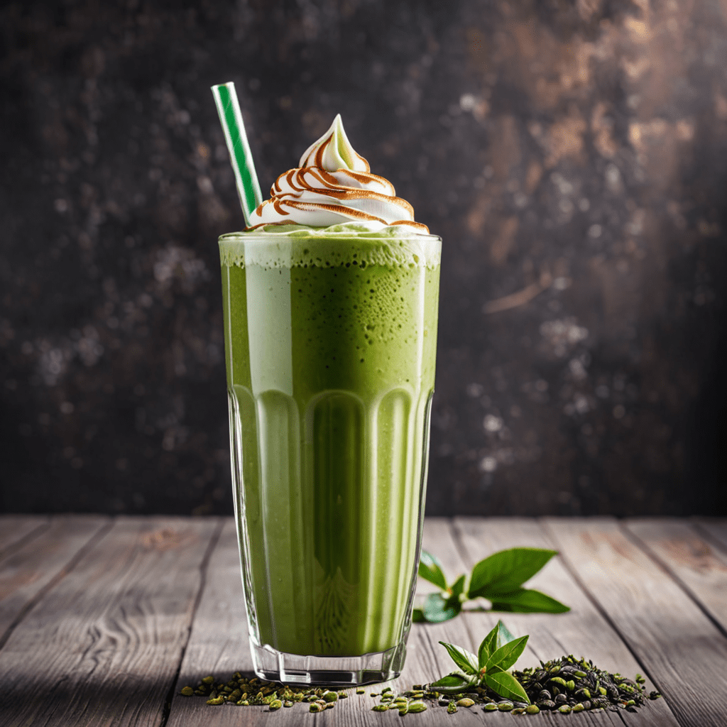 Chill Out with a Refreshing Green Tea Frappe