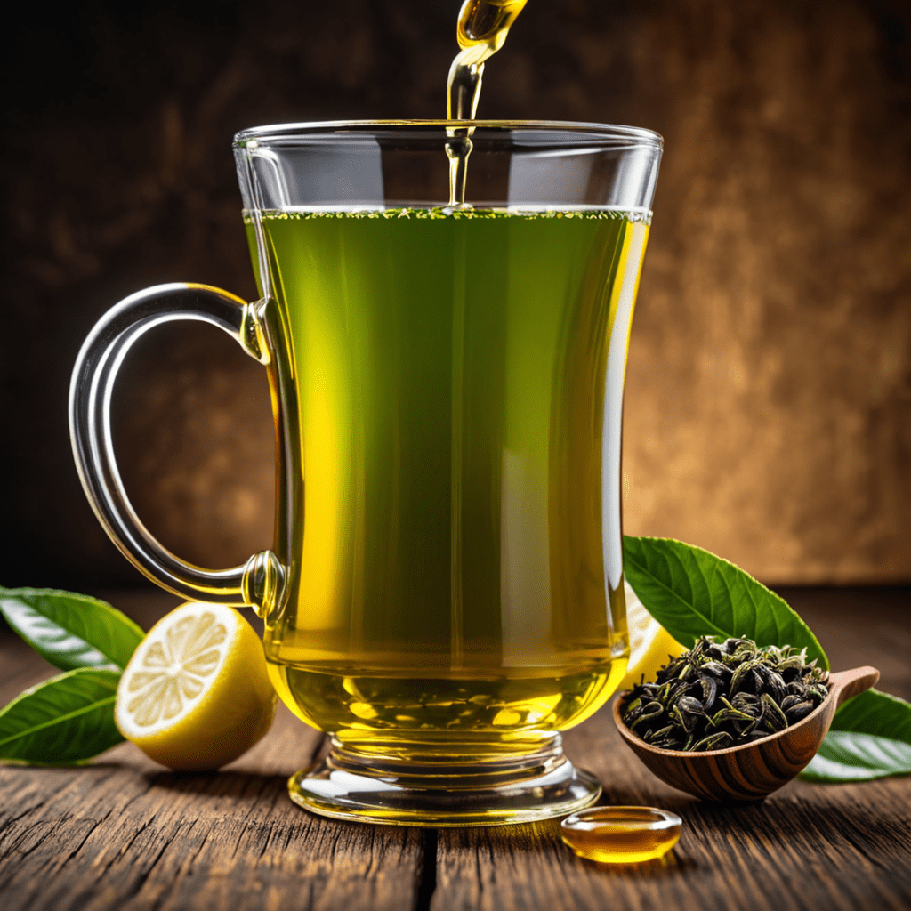 A Refreshing Twist: Green Tea Infused with Honey and Zesty Lemon