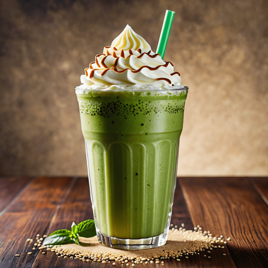 Indulge in a Refreshing Matcha Green Tea Frappuccino Experience