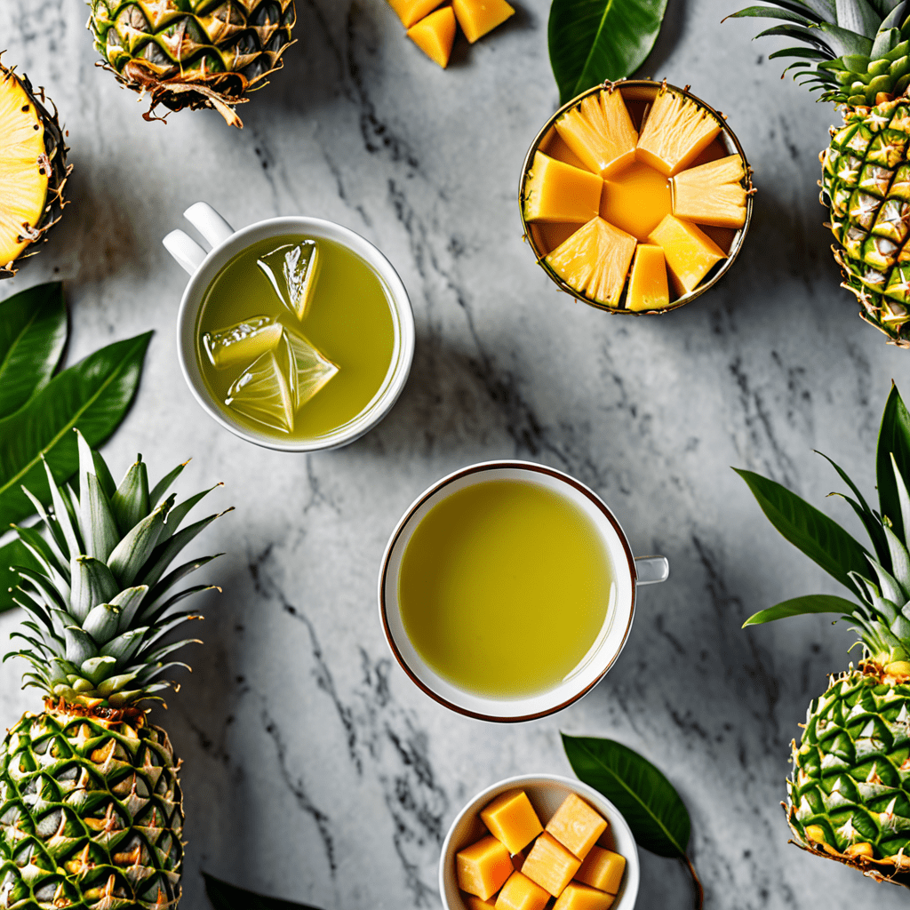 Refresh with the Exotic Pineapple Mango Green Tea Delight