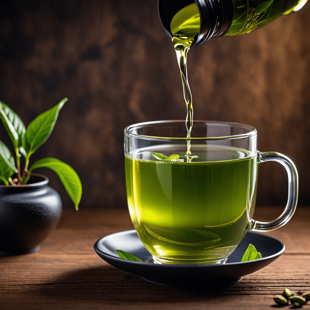 “Unwind with a Cup of Green Tea in the Evening”
