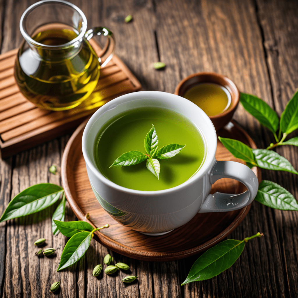 Indulge in a Creamy Twist with Green Tea and Creamer