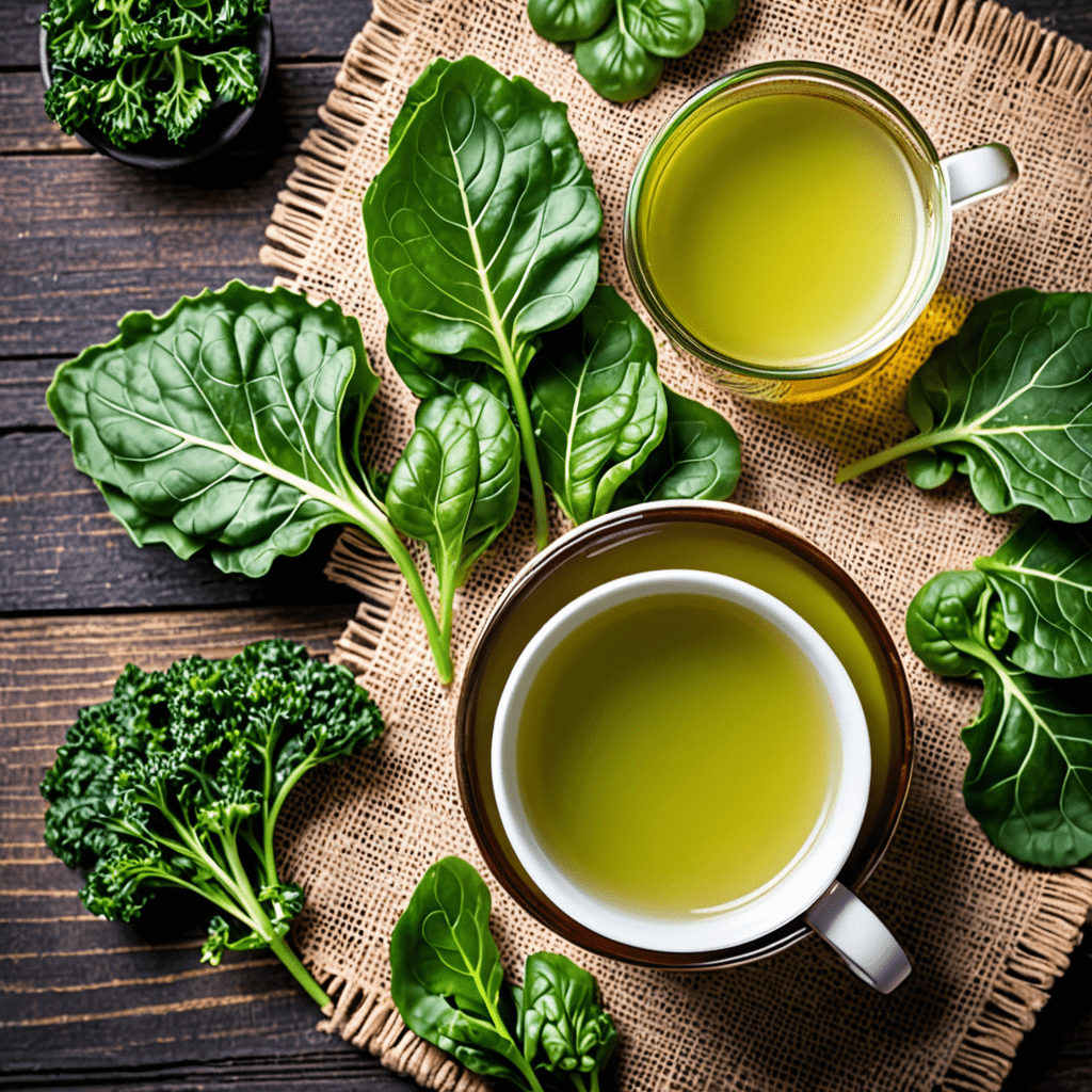 Boost Your Health with Kale, Green Tea, Spinach, and Vitamins: A Nutrient-Packed Trio to Energize Your Day