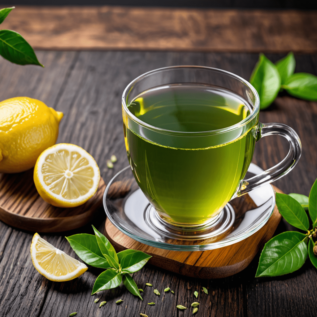 A Zesty Blend: Green Tea Infused with Refreshing Lemon and Warming Ginger
