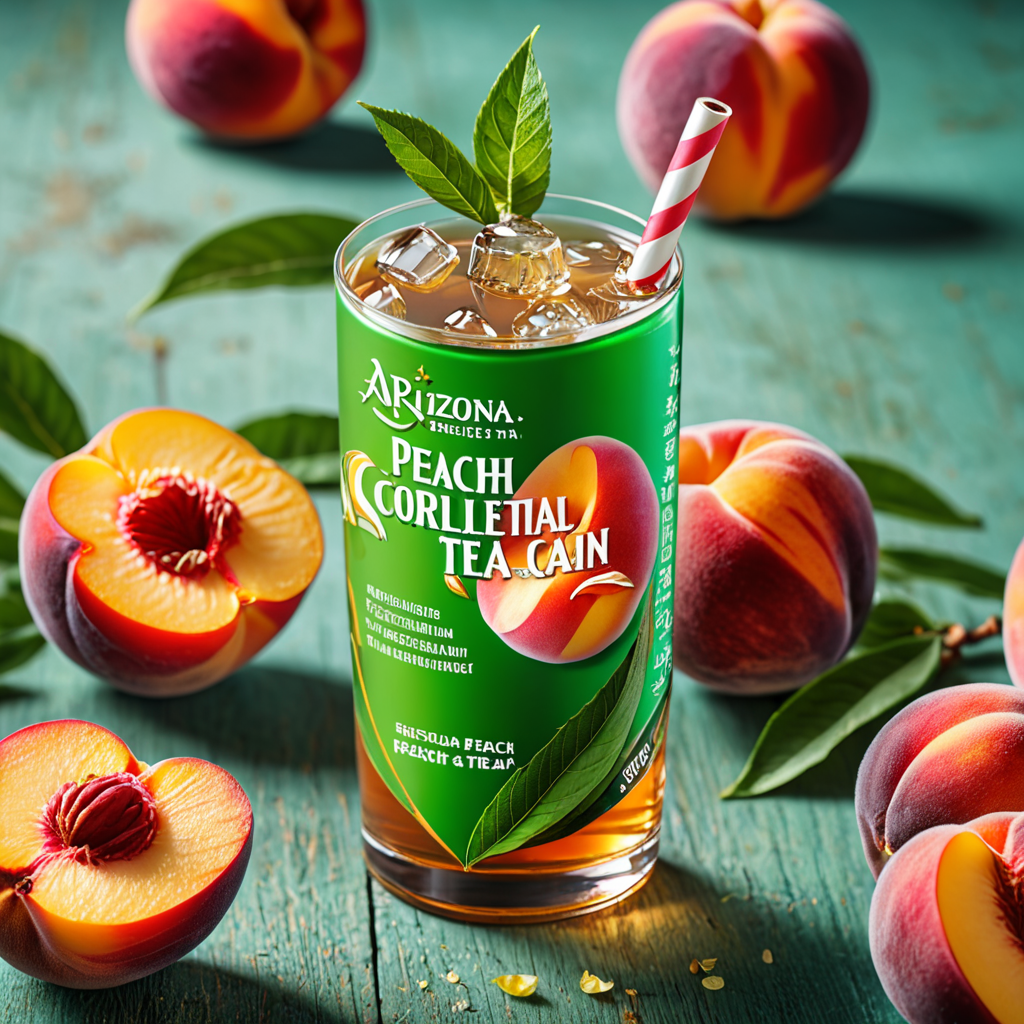 Deliciously Refreshing Arizona Peach Green Tea: A Sip of Summertime in Every Glass