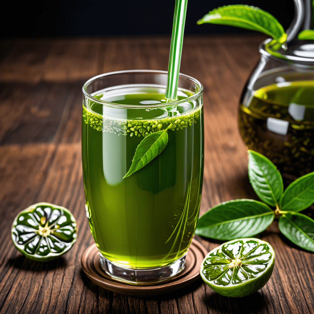 Experience the Refreshing Taste of Green Tea Juice in Every Sip
