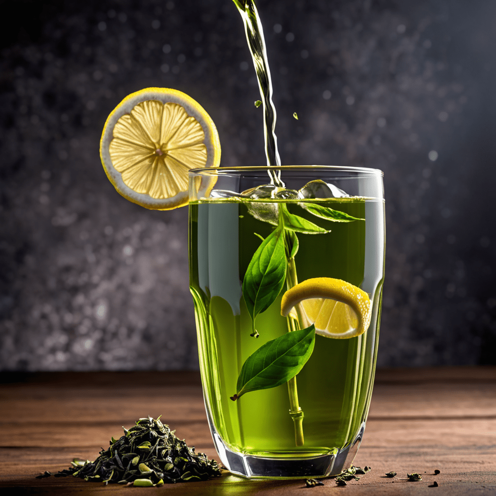 Refreshing Green Tea Infused with Ginger and Zesty Lemon: A Perfect Blend for a Healthy Lifestyle