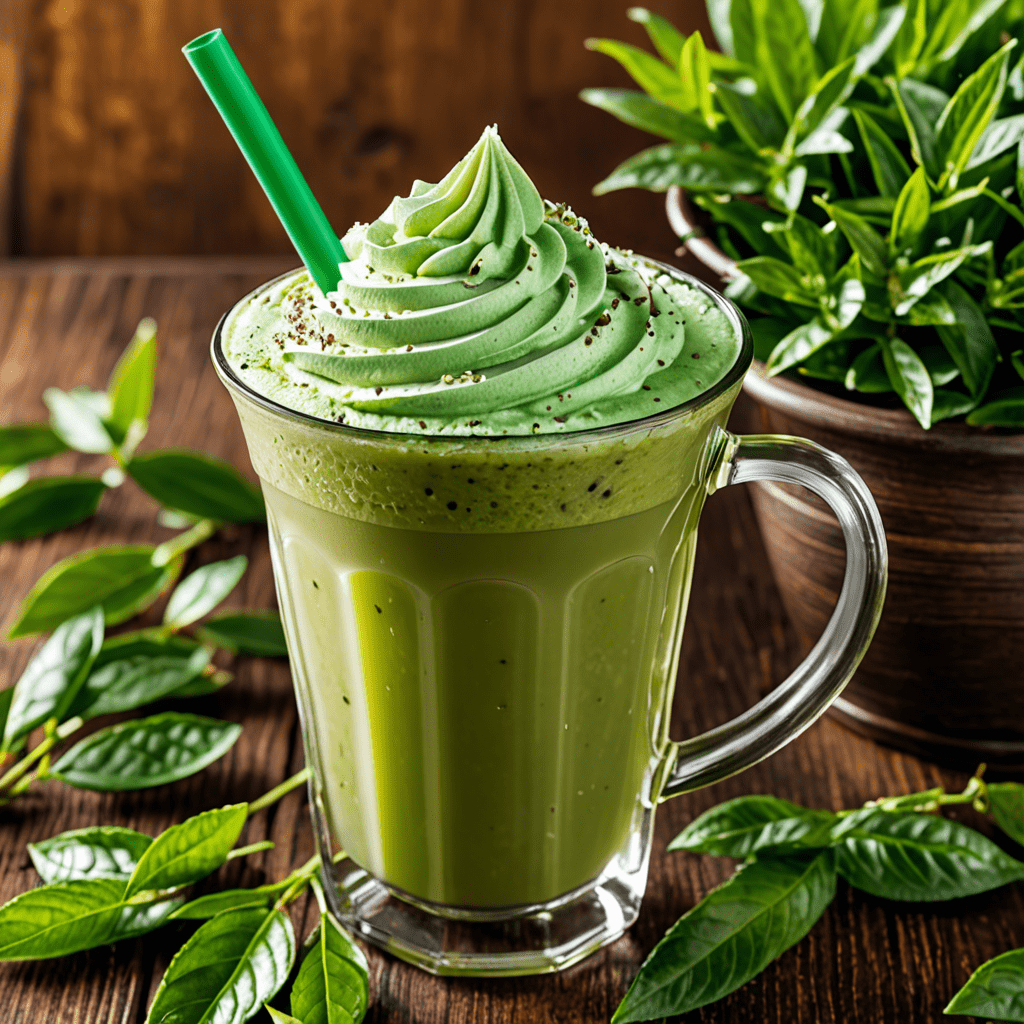 Savor the Alluring Green Tea Frappuccino with its Calorie Count Unveiled