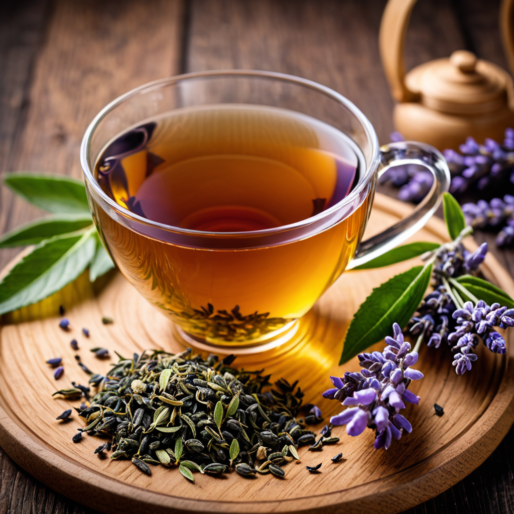 “Experience the Soothing Harmony of Lavender Infused Green Tea”