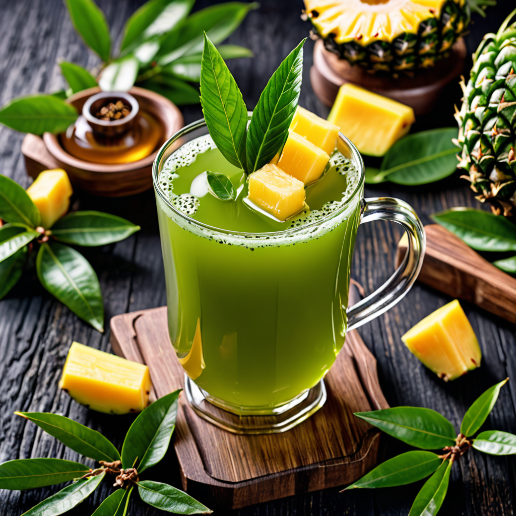 Delightful Fusion of Green Tea with Pineapple and Mango: A Refreshing Tropical Twist