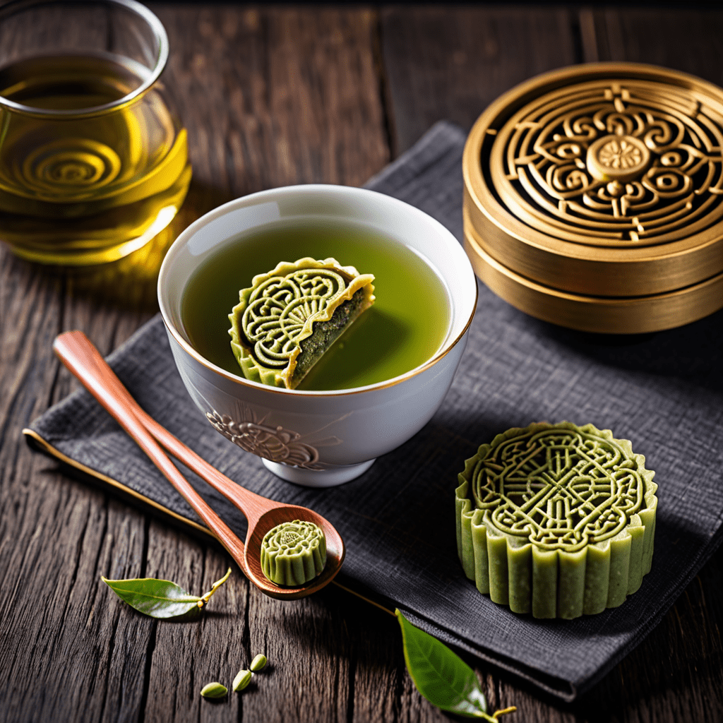 Indulge in the Exquisite Delight of Green Tea Mooncake for a Unique Festive Treat