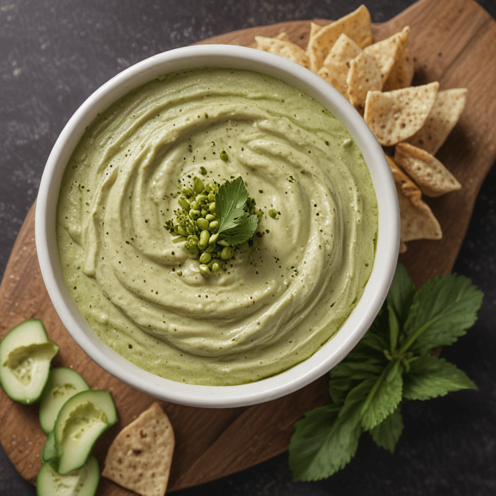 Matcha Infused Hummus: A Green Spin on a Savory Dip