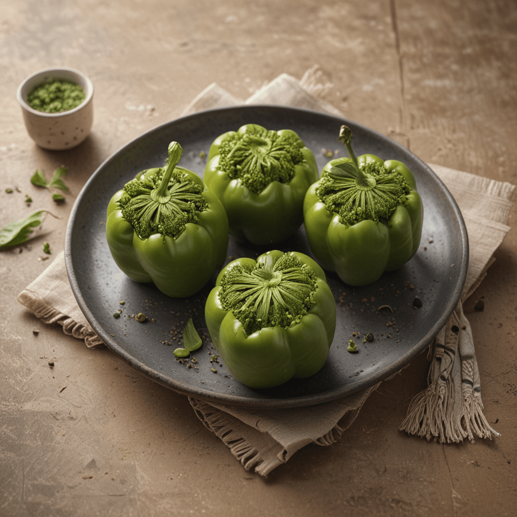 Matcha Infused Stuffed Peppers: Green Tea Twist on a Classic Dish