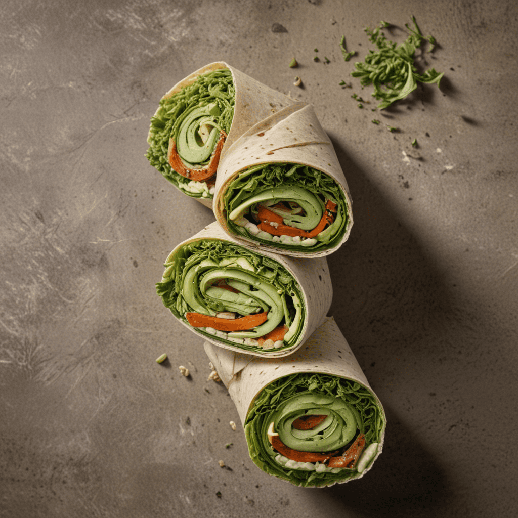 Matcha Infused Veggie Wraps: Green Tea Flavors in Healthy Meals