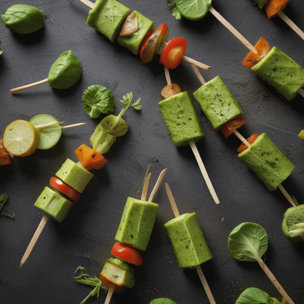 Matcha Infused Veggie Skewers: Green Tea Flavors for Grilled Goodness