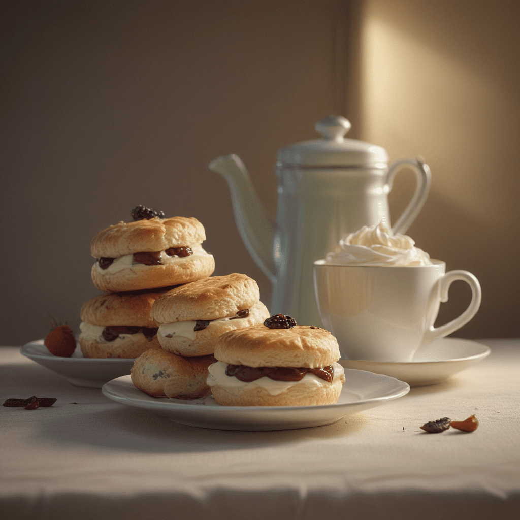 Scones, Clotted Cream, and Tea: A Classic British Trio